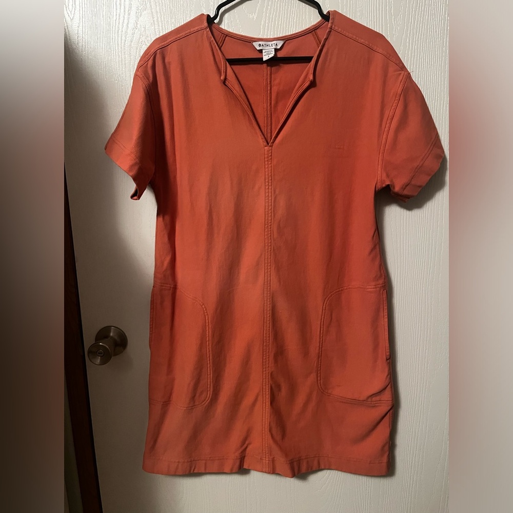 Athleta Farallon Dress in Clay Size S Golf Preppy - Picture 2 of 7